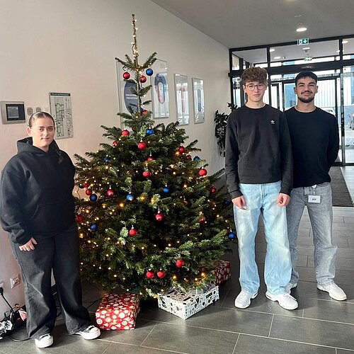 Anlässlich der Weihnachtszeit haben die Azubis am winkler Standort Ulm die Weihnachtsbäume am Eingang und in der Kantine...